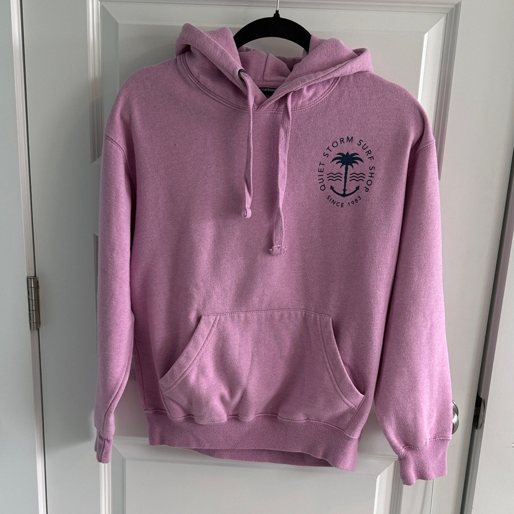 Quiet Storm Surf Shop Purple Hoodie